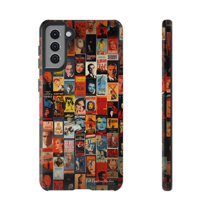 Introducing the "Vintage Movie Poster Collage" Cell Phone Case – Timeless Hollywood Charm -Tough Cases