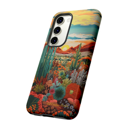 "Desert Bloom Embroidery" -Tough Samsung Cases