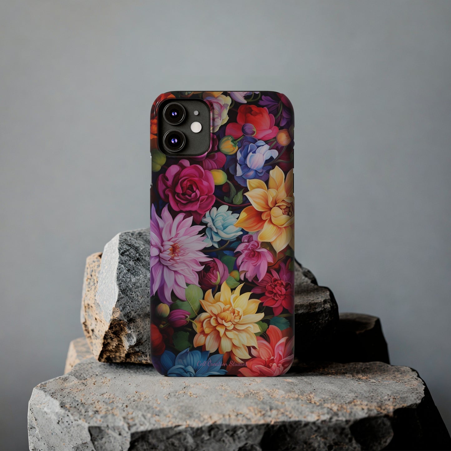 Introducing the "Blossom Beauty" Cell Phone Case – Elevate Your Style with Floral Charm -Slim Phone Cases