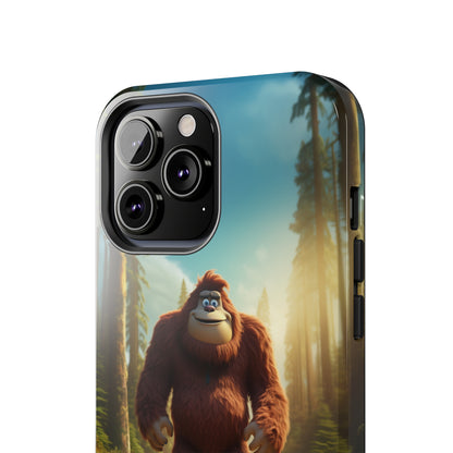 The "Trail Trekker" Bigfoot Cartoon Phone Case -Tough Phone Cases