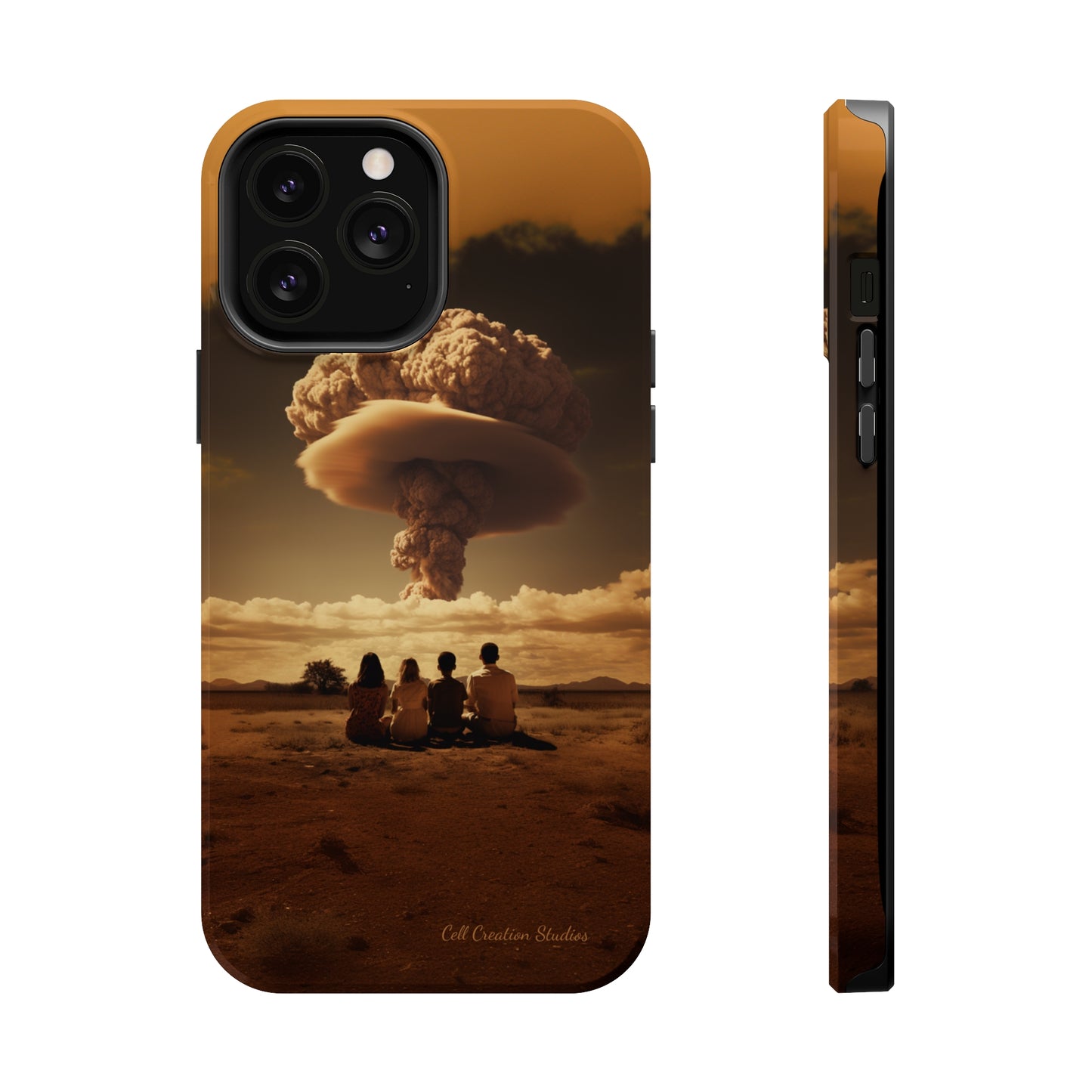 Introducing our "Skywatchers" Cell Phone Case - A Thought-Provoking Design -MagSafe Tough Cases