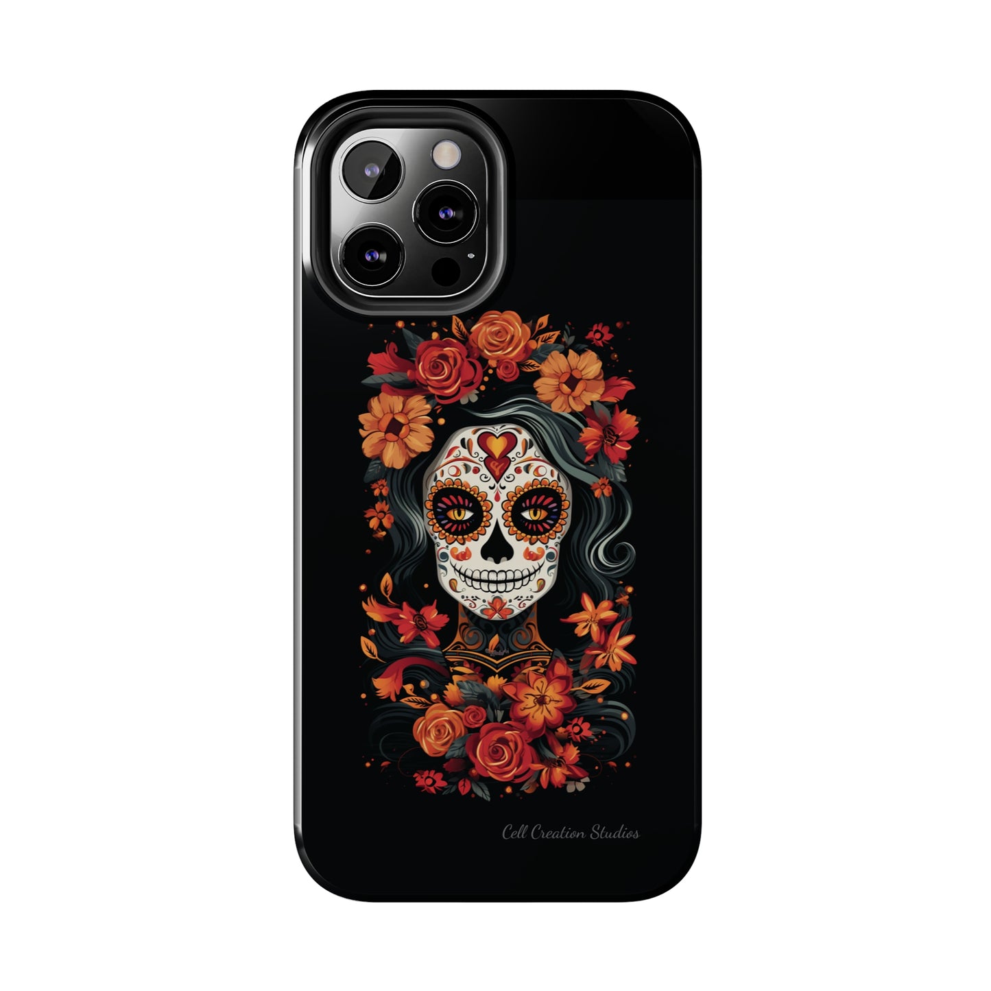 Introducing the "Day of the Dead Fiesta" Cell Phone Case – Celebrate Life in Style -Tough Phone Cases