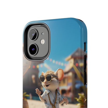 Introducing the "Groovy Mouse Rockstar" Cell Phone Case – Rock to the Beat of Coolness -Tough Phone Cases