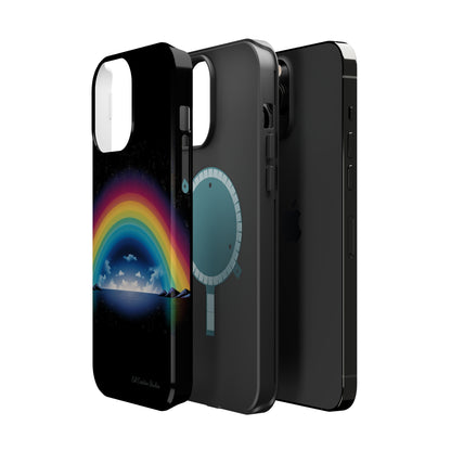 "Vibrant Skies: Rainbow Sunset" Cell Phone Case -MagSafe Tough Cases