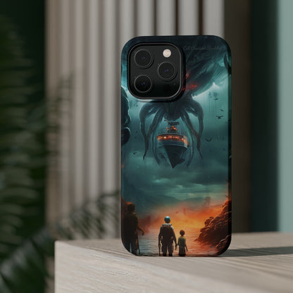 Introducing the "Extraterrestrial Resonance" Cell Phone Case – Unveil the Unseen! -MagSafe Tough Cases