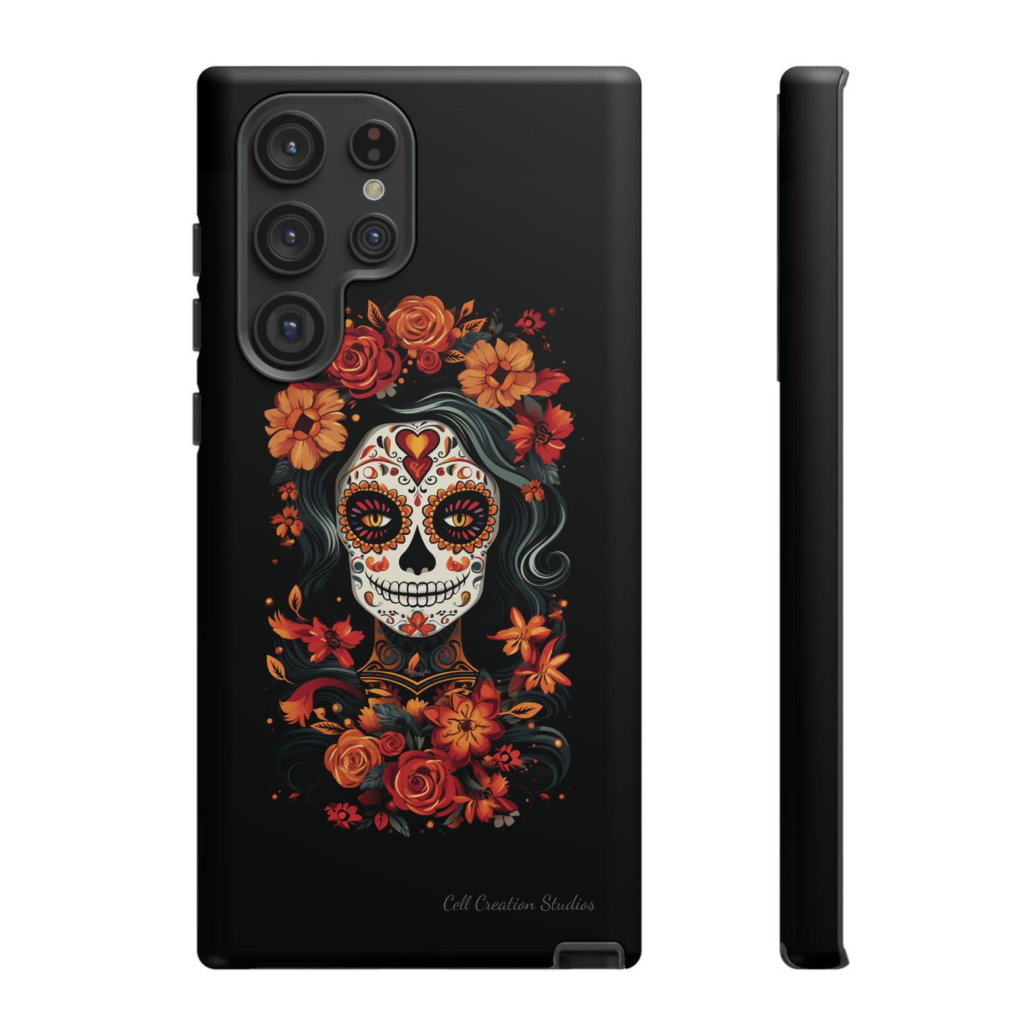 Introducing the "Day of the Dead Fiesta" Cell Phone Case – Celebrate Life in Style -Tough Cases