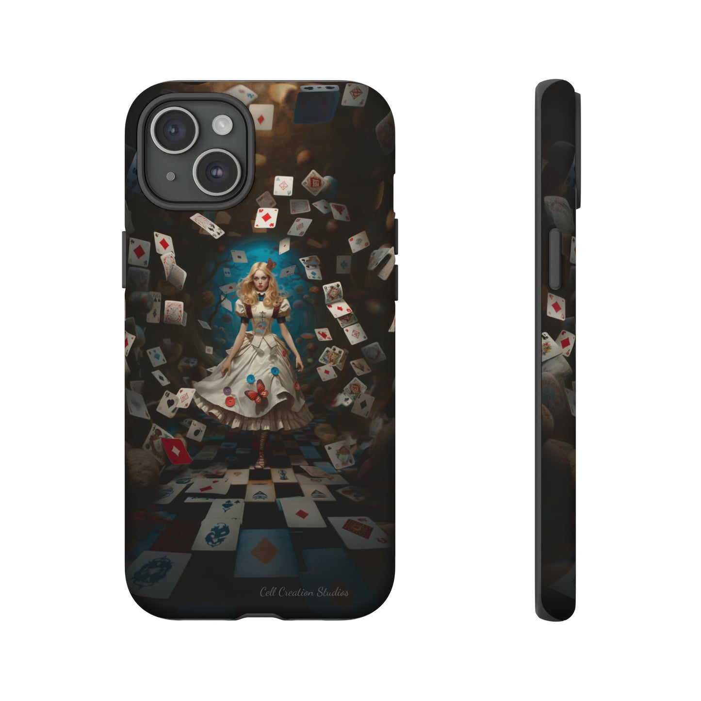 Introducing the "Alice in Wonderland" Cell Phone Case – A Journey Through Imagination -Tough Cases