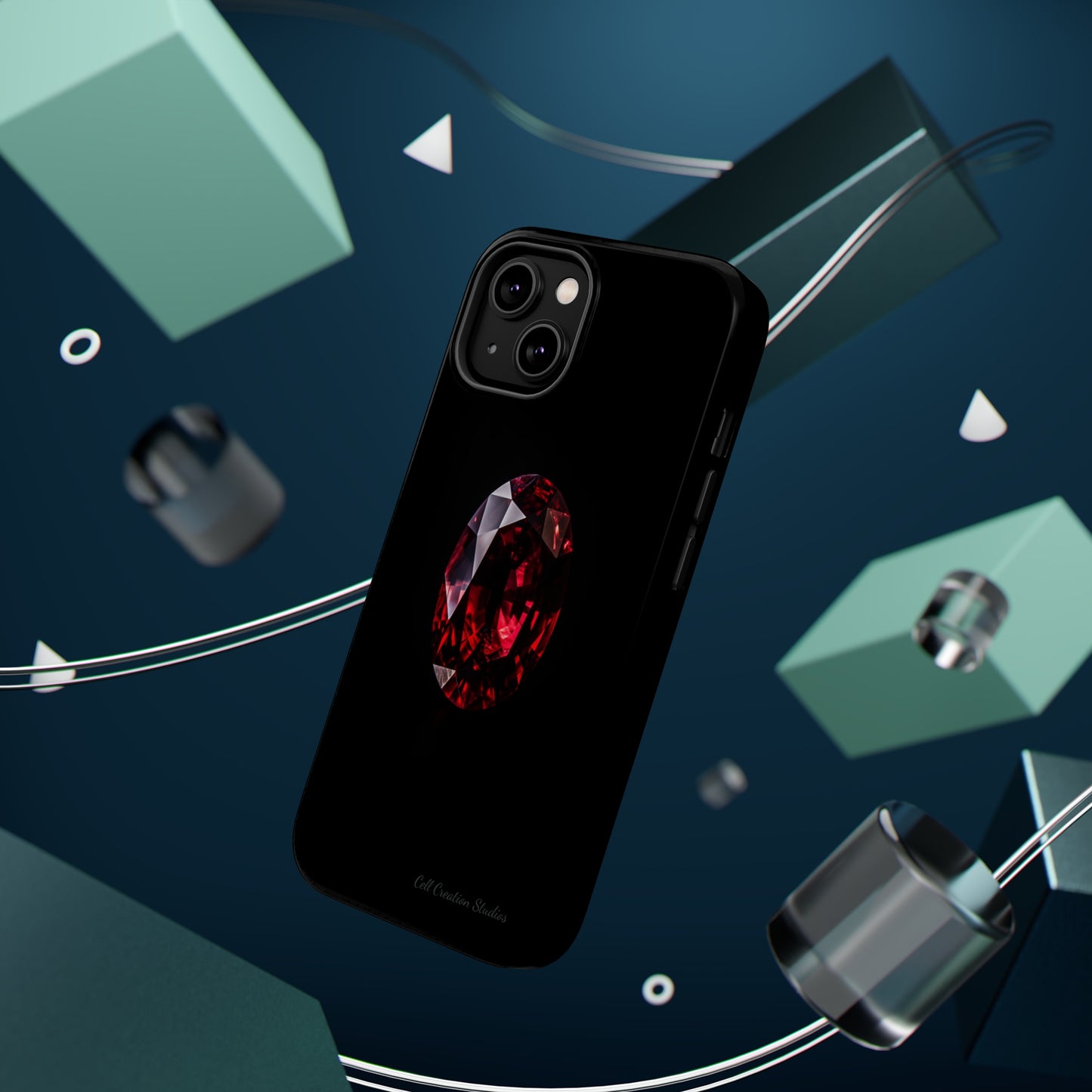 "Ruby Radiance" Phone Case -MagSafe Tough Cases