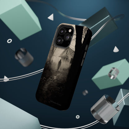 Introducing the "Ethereal Encounter" Cell Phone Case – Unveil the Mystery of the Ghostly Presence -MagSafe Tough Cases