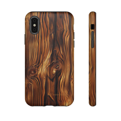 "Wood Grain Elegance"  -Tough iPhone Cases