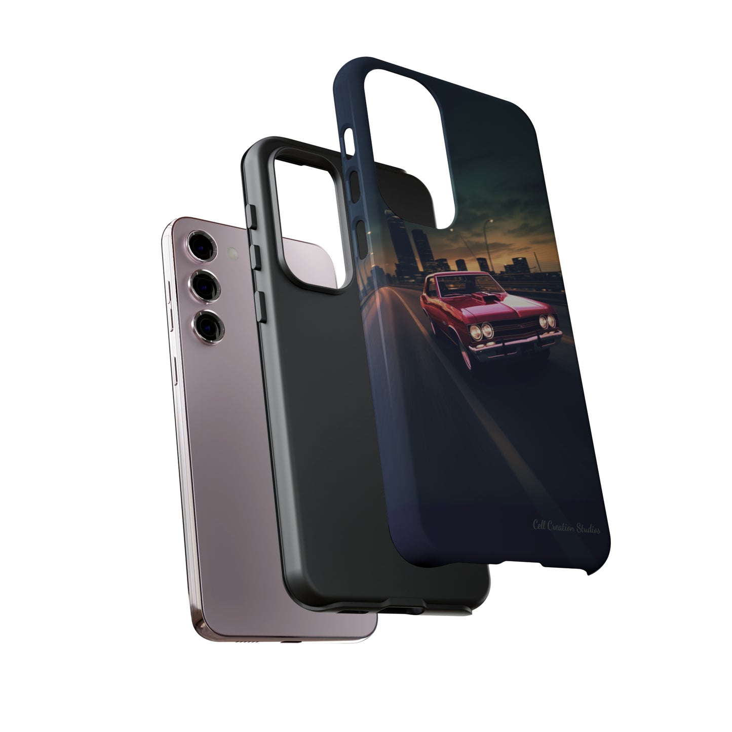 "Sunset City Cruise GTO Edition" -Tough Samsung Phone Cases