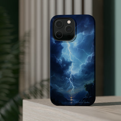 Introducing the "Stormy Serenity" Cell Phone Case – Embrace Nature -MagSafe Tough Cases