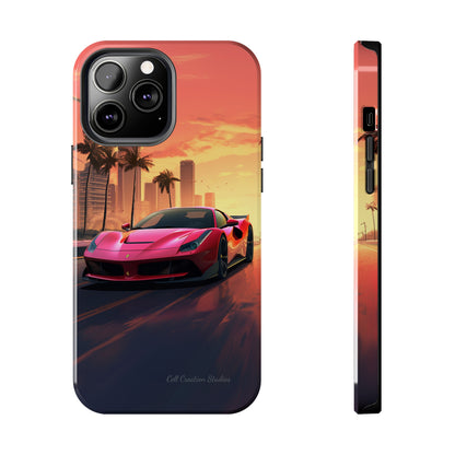 "Sunset Boulevard Ferrari Edition" -Tough iPhone Cases