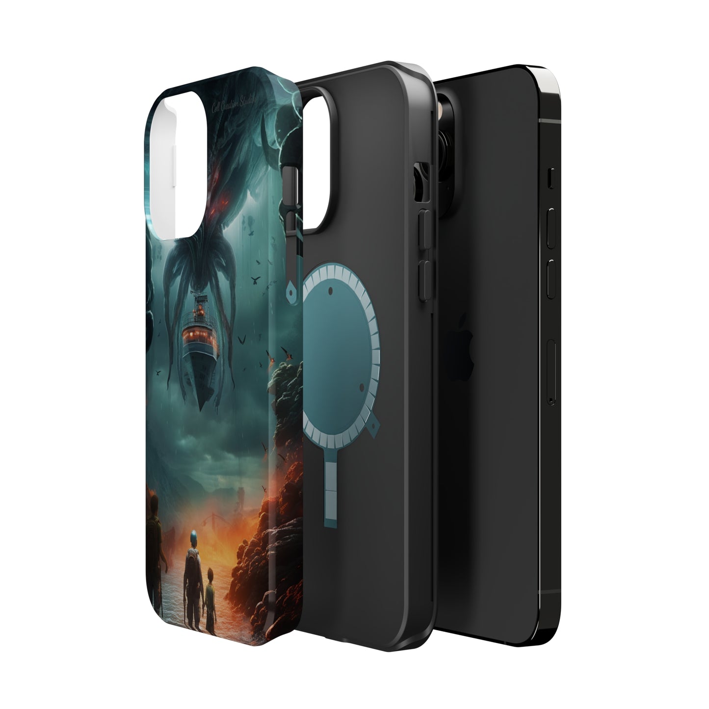 Introducing the "Extraterrestrial Resonance" Cell Phone Case – Unveil the Unseen! -MagSafe Tough Cases