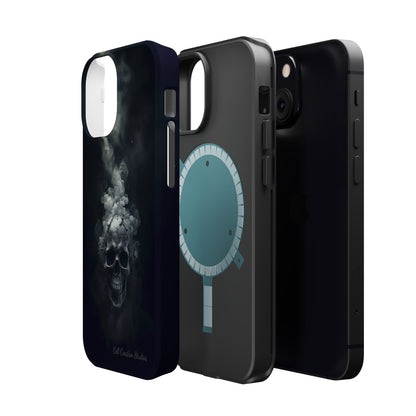 "Ethereal Skull Noir" -MagSafe Tough iPhone Cases