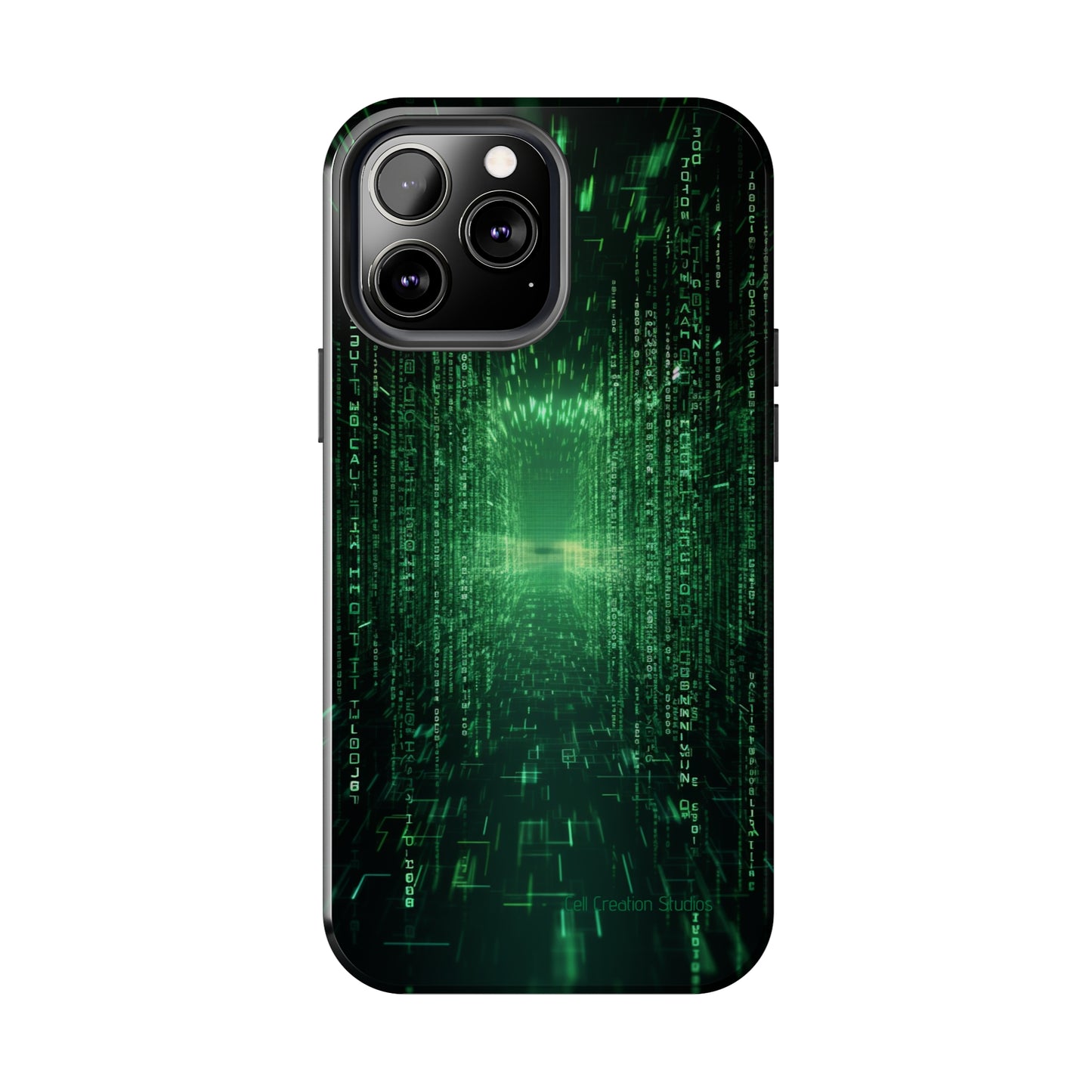 Introducing our "Digital Code Stream" Cell Phone Case – where style meets technology for your device's protection -Tough Phone Cases