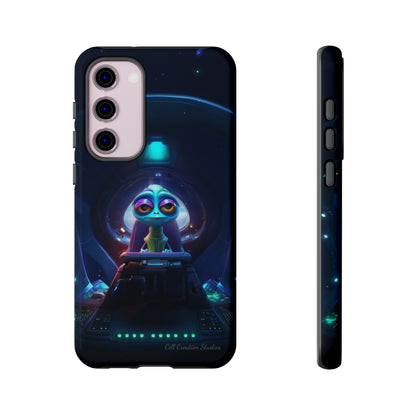 The "Cosmic Cruising Bored Alien" Phone Case -Tough Cases