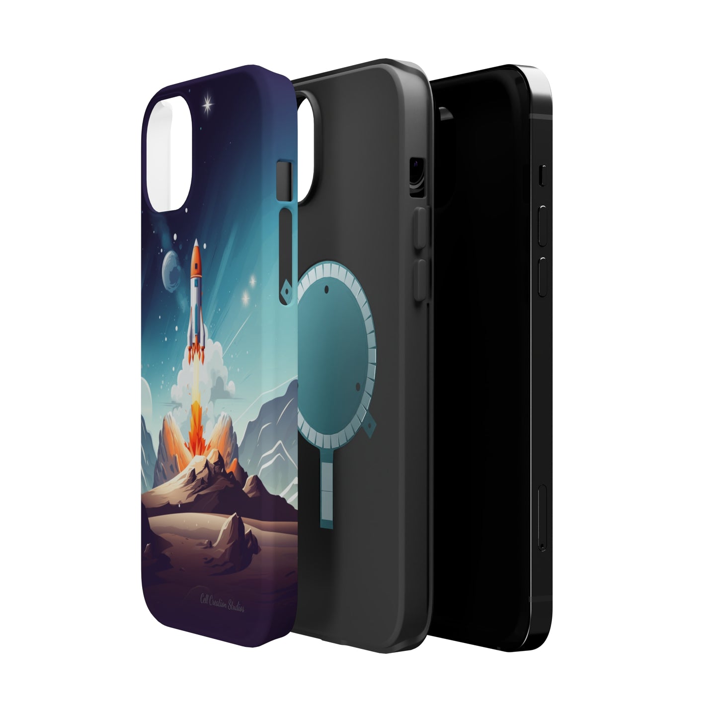 Introducing our "Galactic Odyssey" Cell Phone Case – Launch Your Device into Adventure -MagSafe Tough Cases