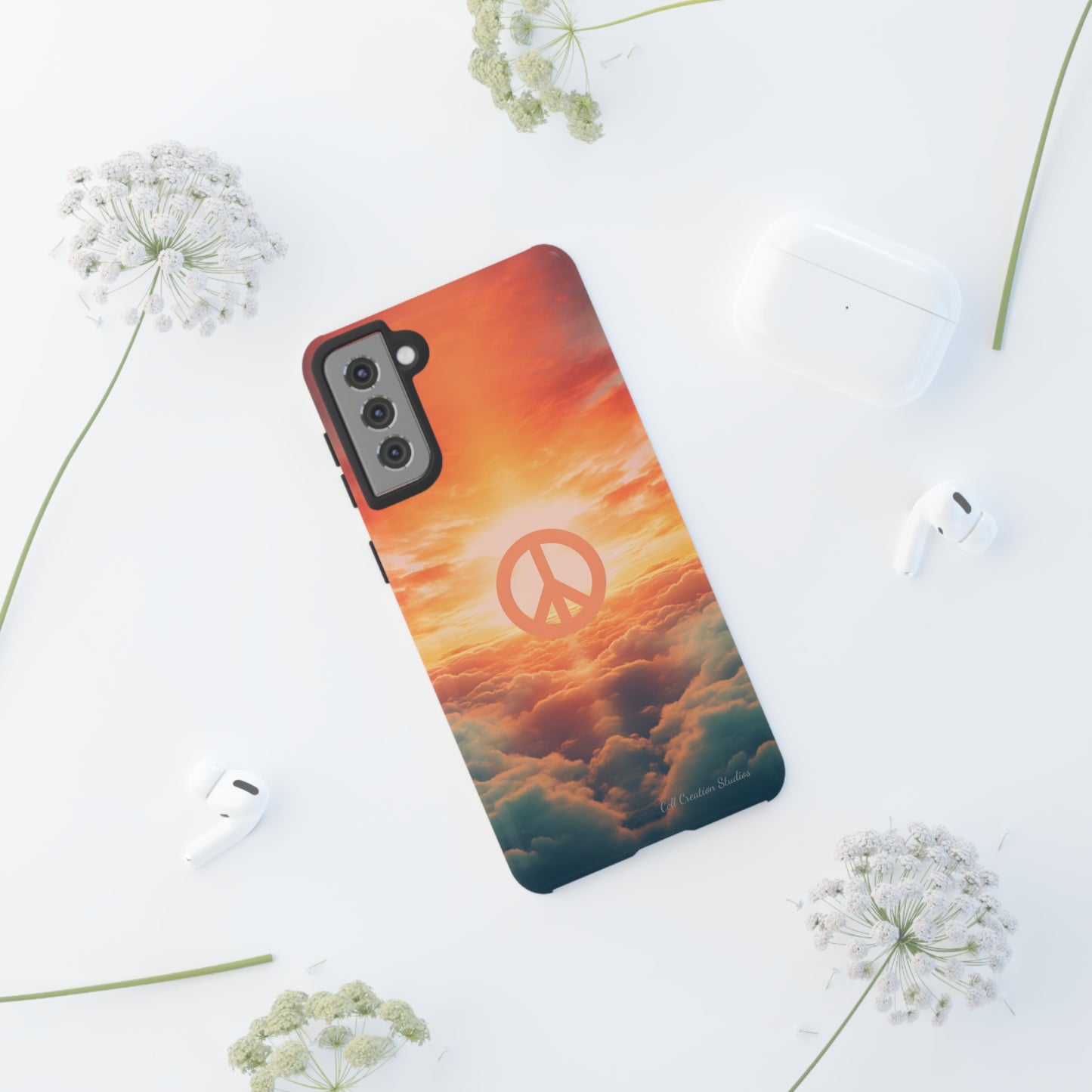 Introducing the "Sky Peace" Cell Phone Case – Carry Tranquility in Your Pocket -Tough Cases