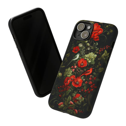 "Floral Serenade Elegance" -Tough iPhone Cases