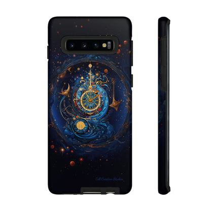 "Cosmic Clock Elegance" -Tough Samsung Phone Cases