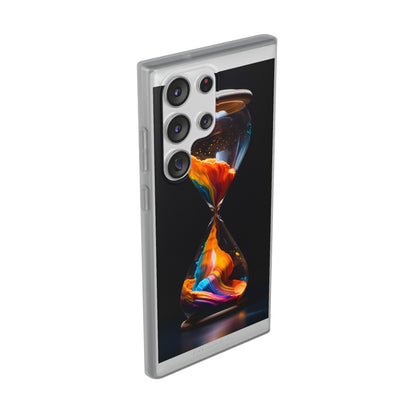 Introducing the "Vibrant Sands of Time" Cell Phone Case – Embrace the Beauty of Colorful Hourglass Design -Flexi Cases