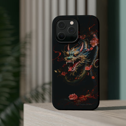 Introducing the "Mystical Japanese Dragon" Cell Phone Case – Unleash the Dragon's Power -MagSafe Tough Cases