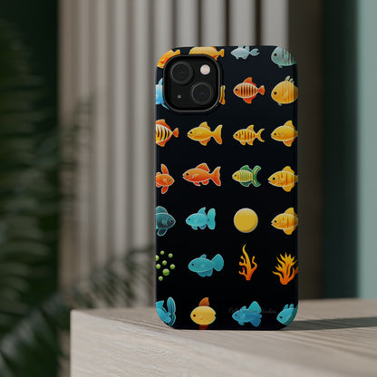 "AquaArt Fish" -MagSafe Tough Phone Cases