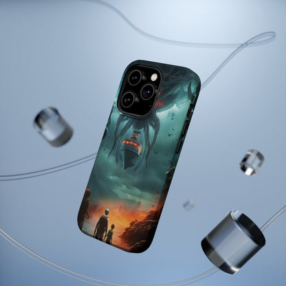 Introducing the "Extraterrestrial Resonance" Cell Phone Case – Unveil the Unseen! -MagSafe Tough Cases