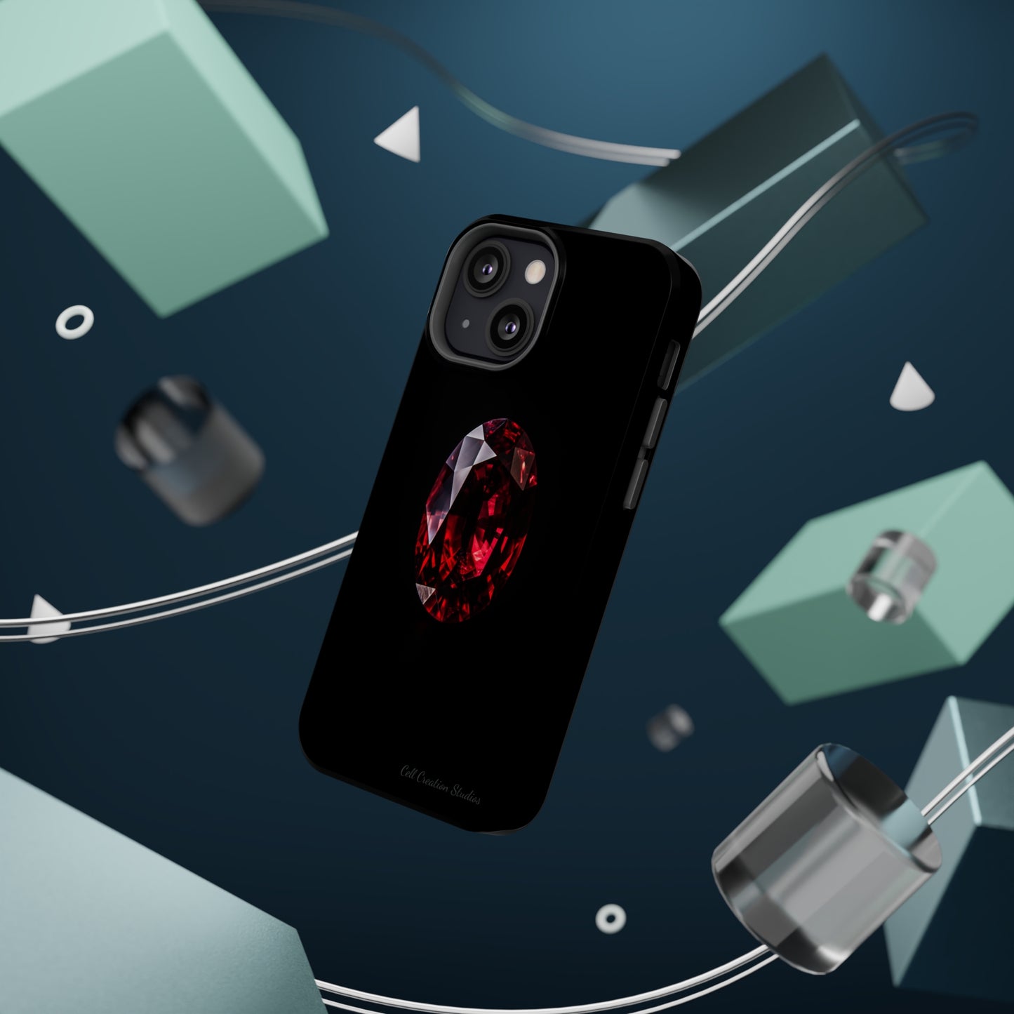 "Ruby Radiance" Phone Case -MagSafe Tough Cases