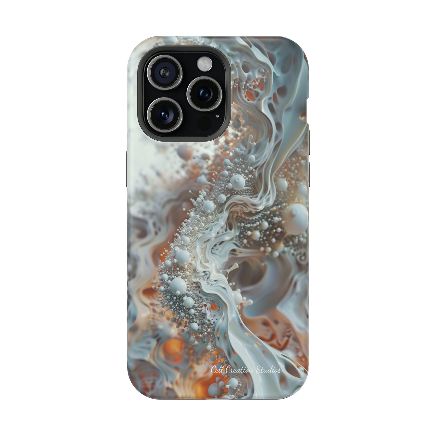 "3D Liquid Splash" -MagSafe Tough iPhone Cases