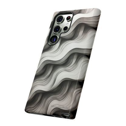 The "Geometric Waves" Cell Phone Case -Tough Cases