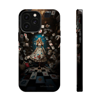 Introducing the "Alice in Wonderland" Cell Phone Case – A Journey Through Imagination -MagSafe Tough Cases