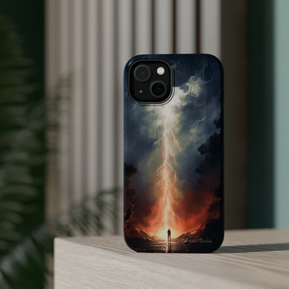 Introducing the "Thunderstrike" Cell Phone Case – Feel the Pulse of the Storm -MagSafe Tough Cases