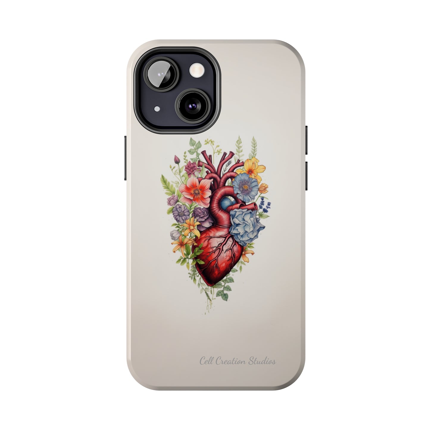 "Blooming Hearts" -Tough iPhone Cases