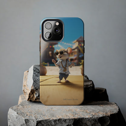 Introducing the "Groovy Mouse Rockstar" Cell Phone Case – Rock to the Beat of Coolness -Tough Phone Cases