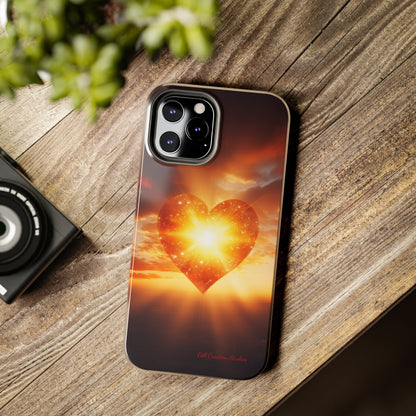 Introducing the "Sunlit Heart" Cell Phone Case – Embrace Love and Radiance -Tough Phone Cases