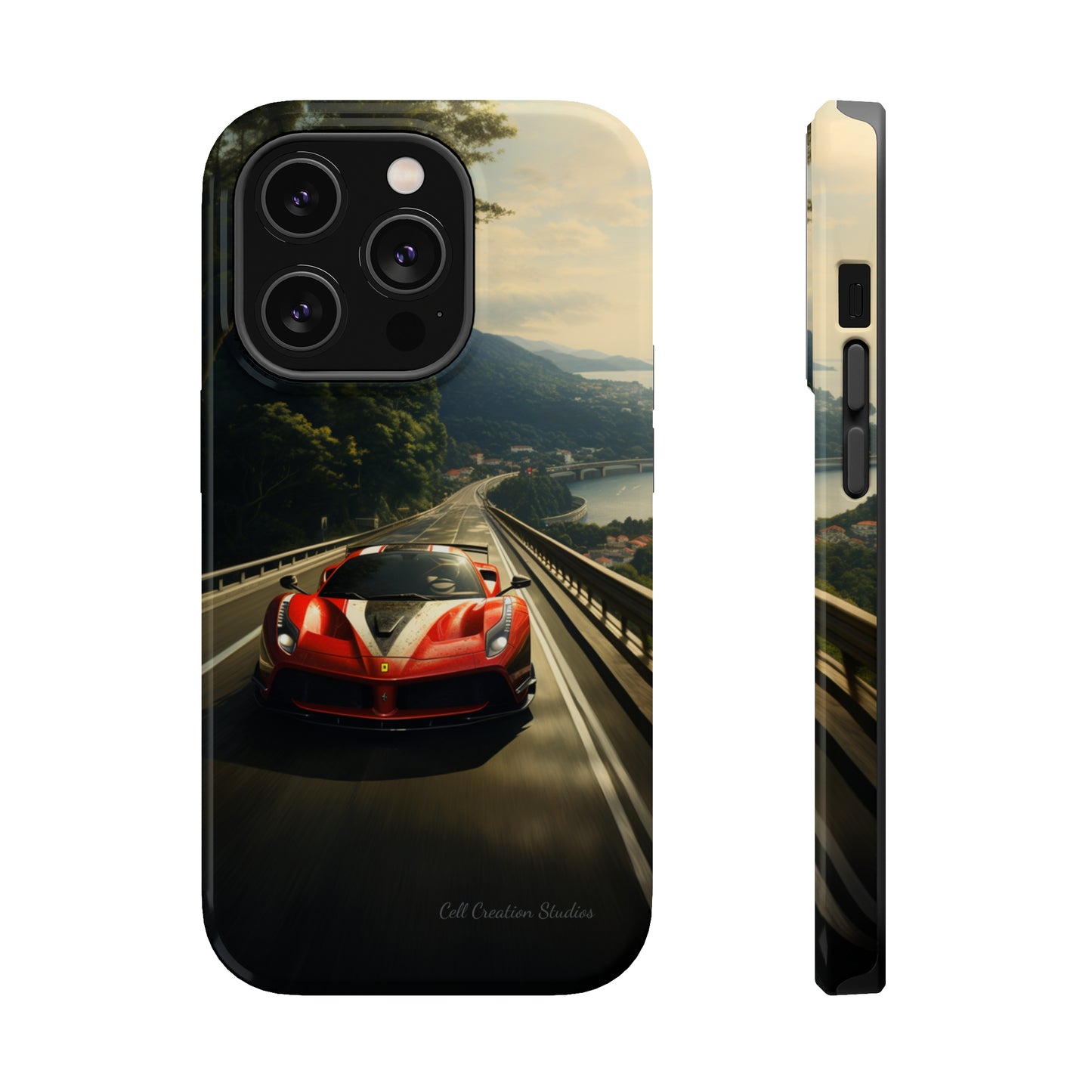 "Tropical Thrill Ferrari Edition" -MagSafe Tough iPhone Cases