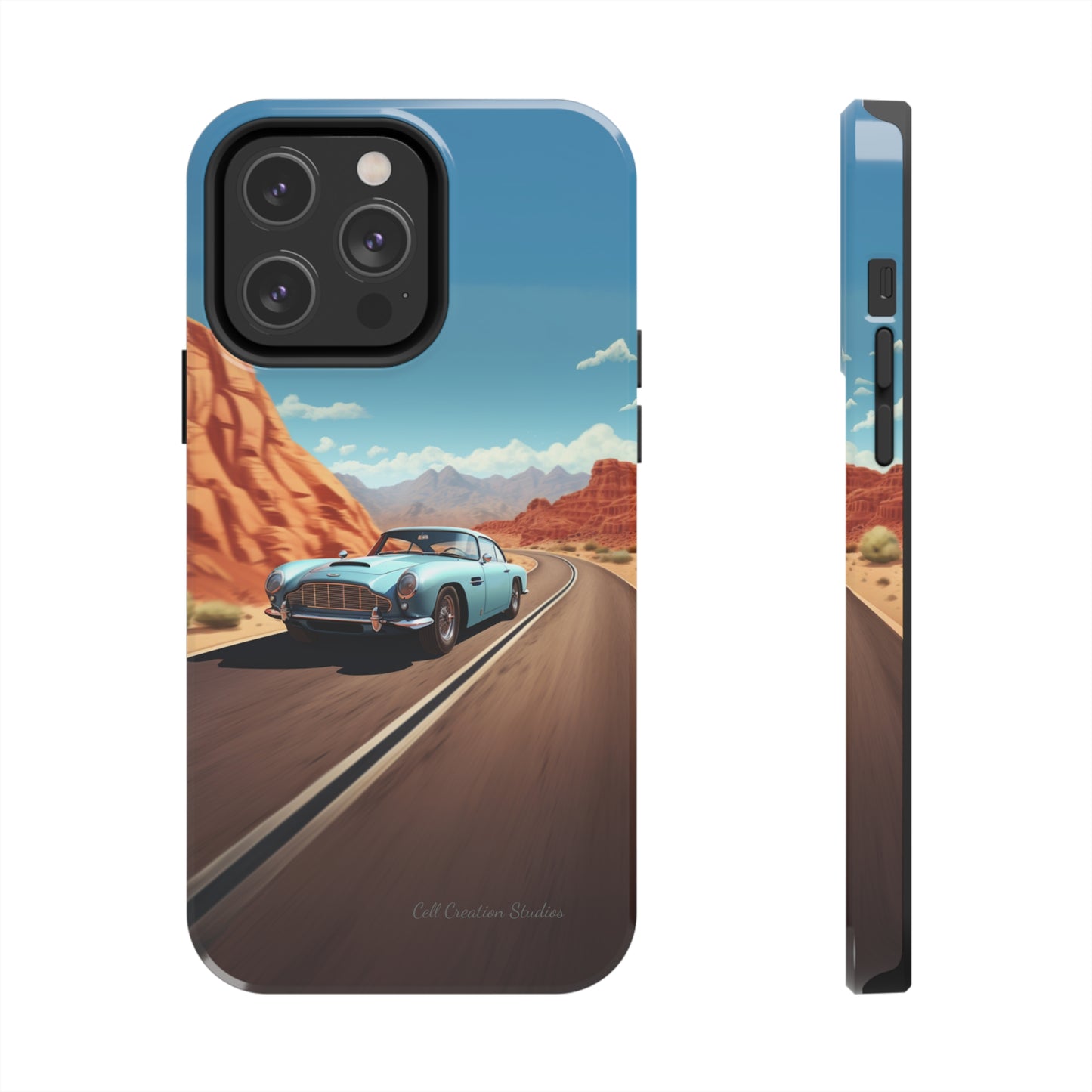 "Silver Racing Legend" -Tough iPhone Cases