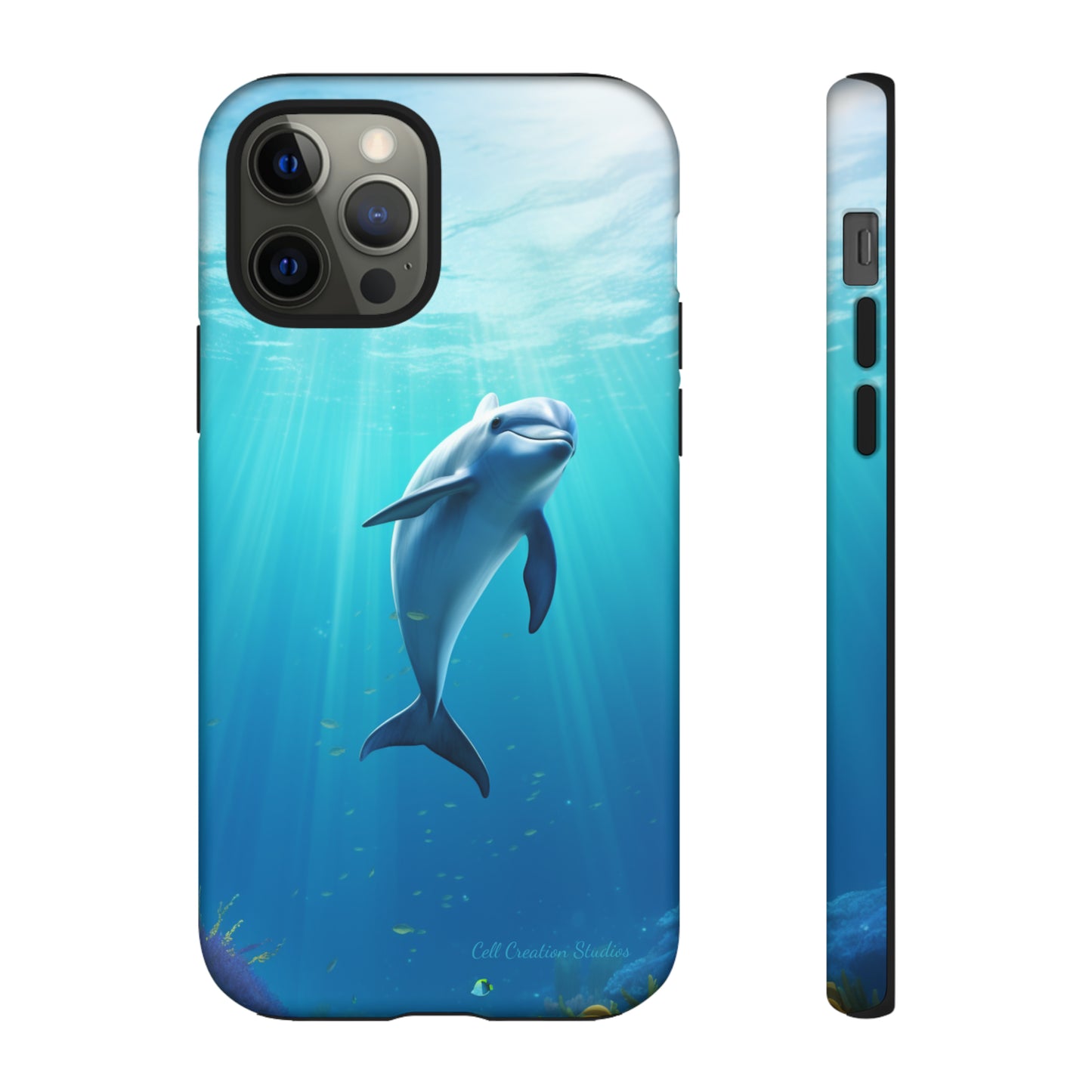 The "Dolphin Serenity" -Tough iPhone Cases