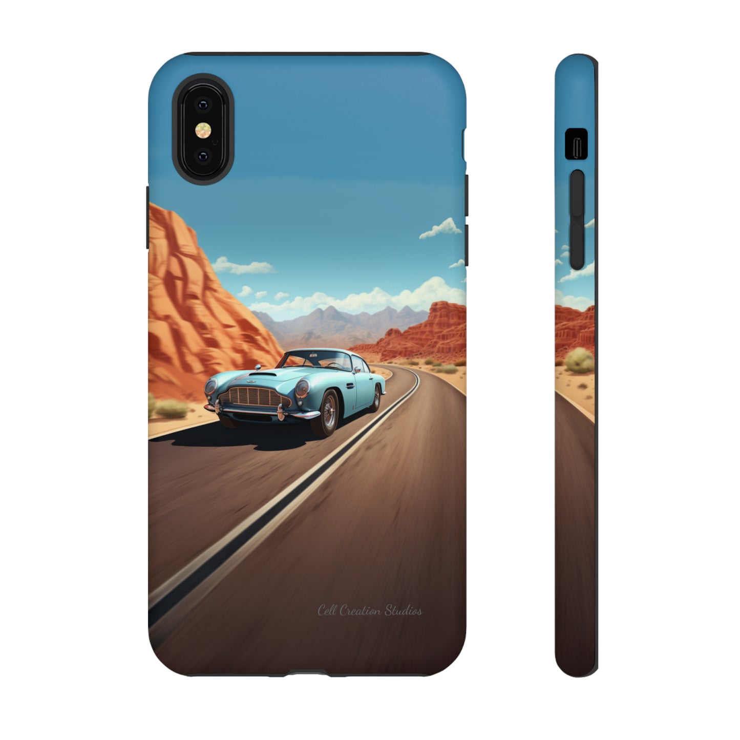 "Silver Racing Legend" -Tough iPhone Cases