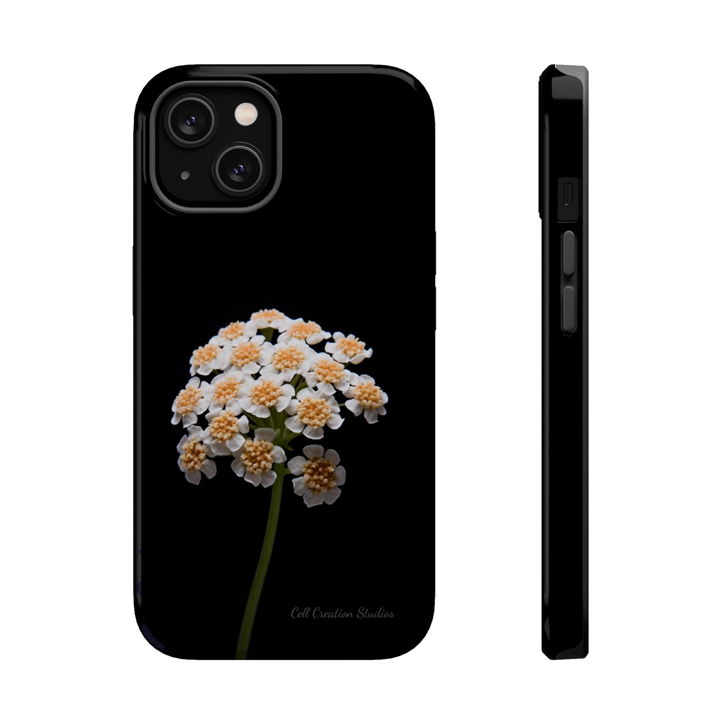 "Elegant Yarrow Bloom" Phone Case -MagSafe Tough Cases