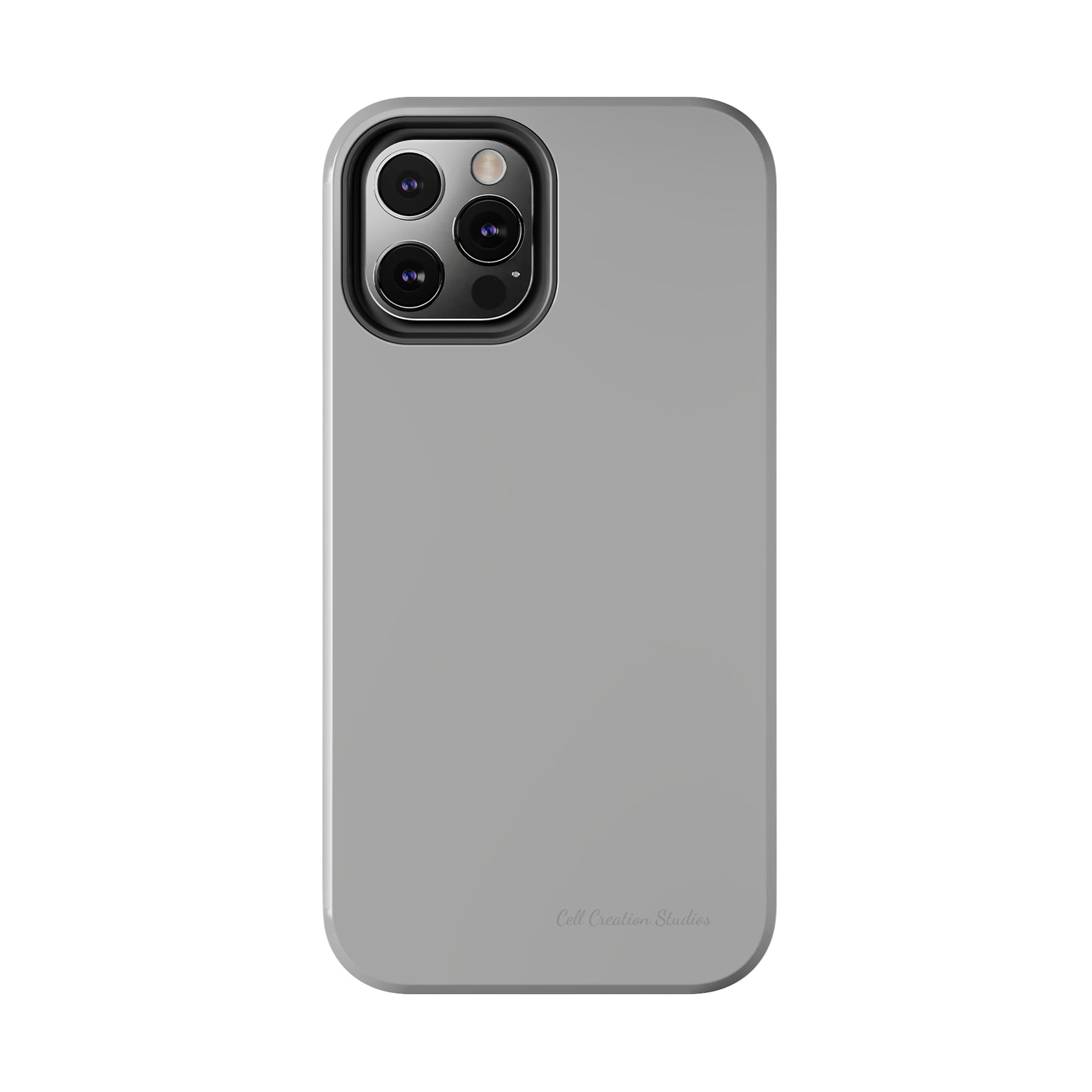 "Sleek Silver Essence" -Tough iPhone Cases