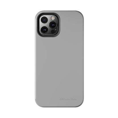 "Sleek Silver Essence" -Tough iPhone Cases