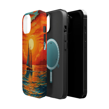 "Sailboat Sunset" - MagSafe Tough iPhone Cases