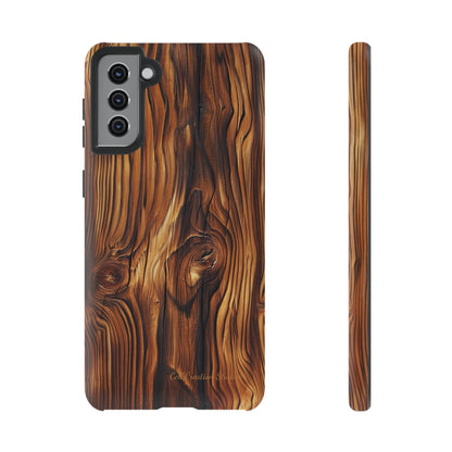 "Wood Grain Elegance" Tough Samsung Galaxy Cases