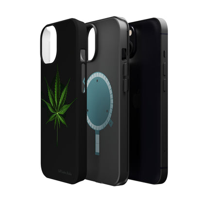 "Cannabis Chic" Marijuana Leaf Phone Case -MagSafe Tough Cases