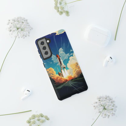 Introducing the "NASA Space Shuttle Launch" Cell Phone Case - Elevate Your Style to New Heights -Tough Cases