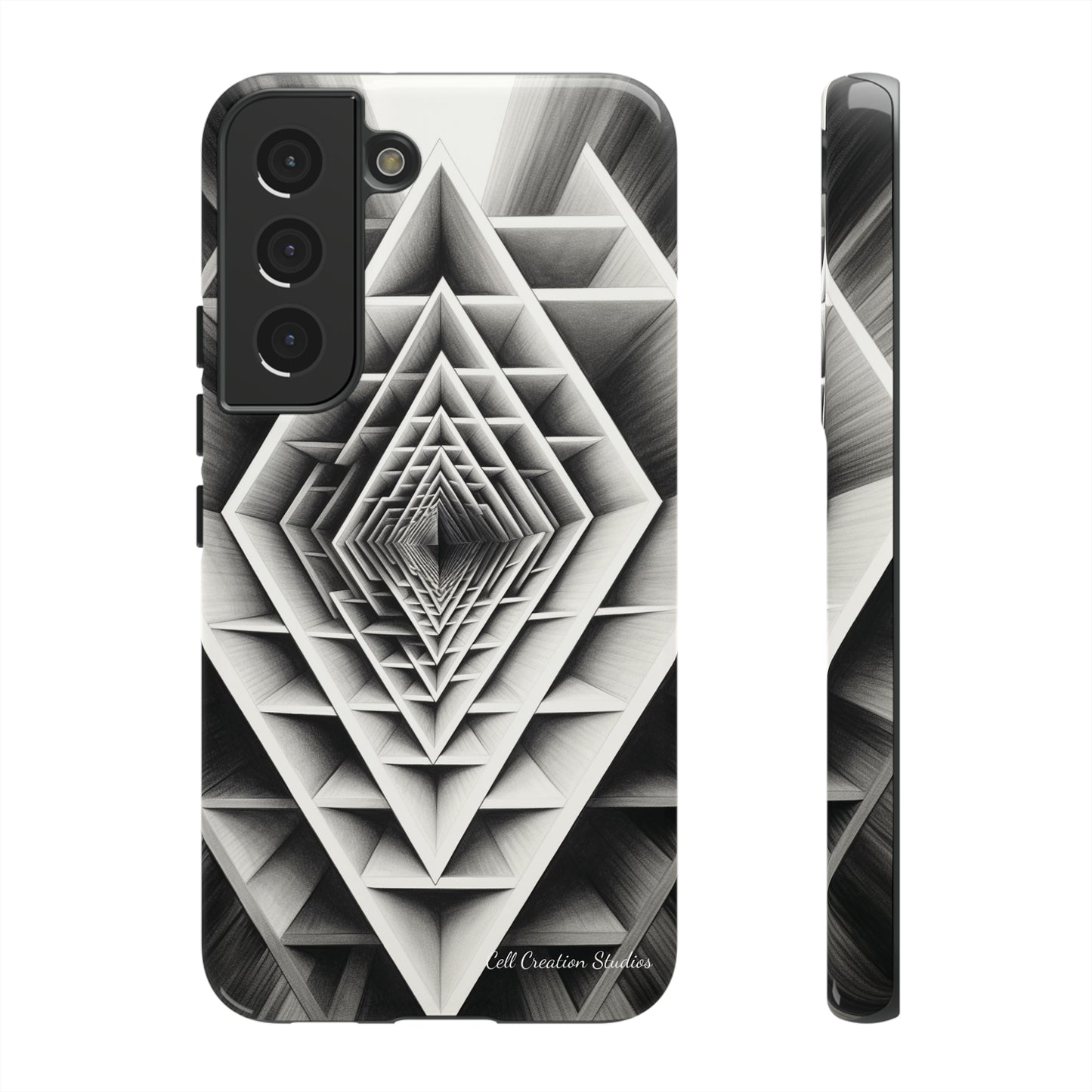 The "Geometric Triangle" Cell Phone Case -Tough Cases