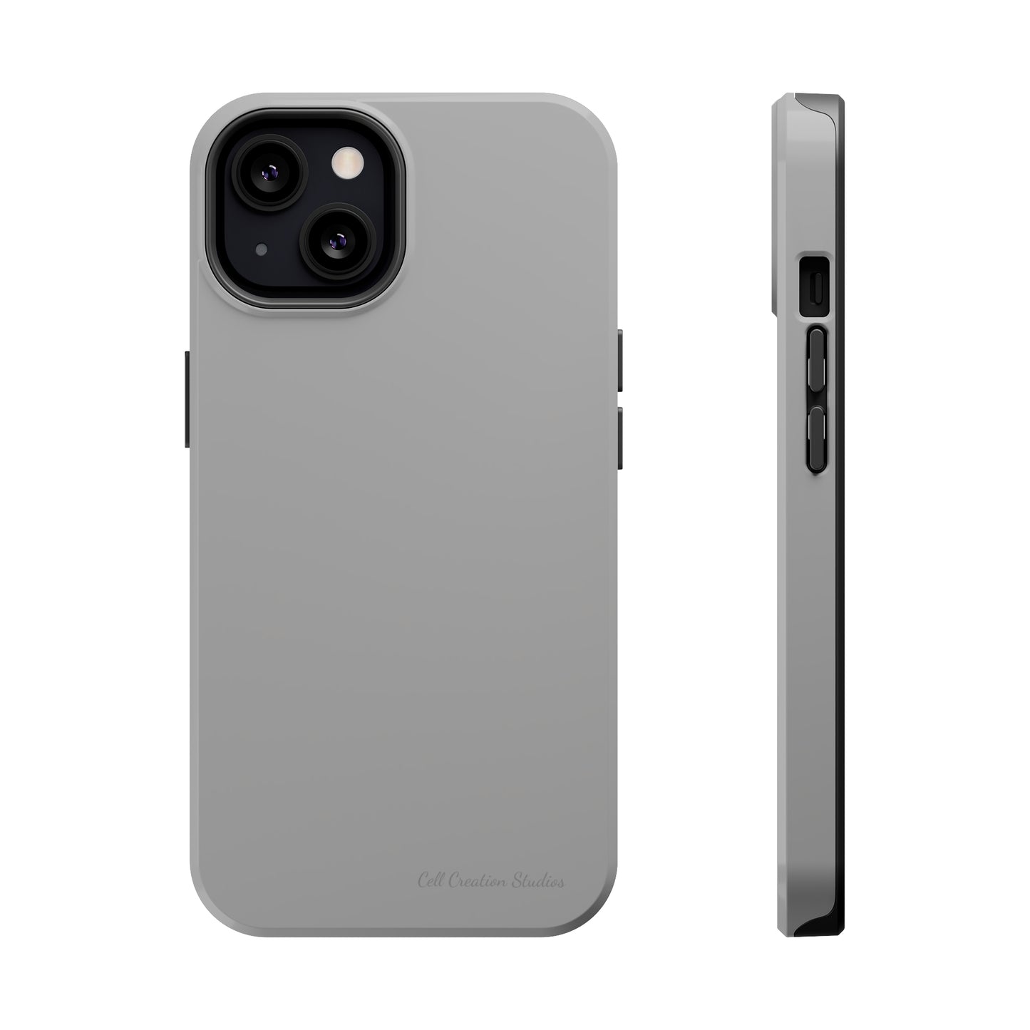 "Sleek Silver Essence" -MagSafe Tough iPhone Cases